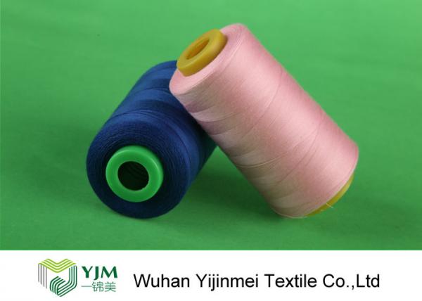 Ne 30s/2/3 High Tenacity Polyester Sewing Thread / Spun Polyester Thread Low Shrink