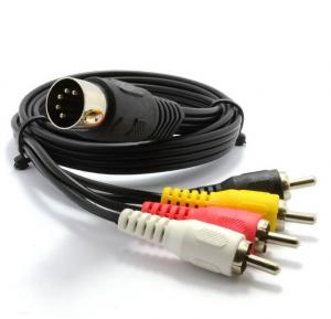  Digital Video Audio Cable Cord Component Adapter RCA Plug Sound Bar 5 Pin Mini Din To 3 Rca Cable Manufactures