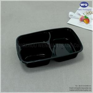  Plastic 3 Compartments Bento Box-Disposable Food Storage Containers-Disposable Plastic Containers-Disposable Lunch Boxes Manufactures