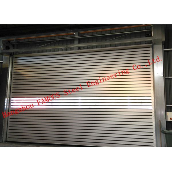Indoors PVC Fast Rapid Rise Door And Outdoors Hard Metal High Speed Rolling Shutter Door