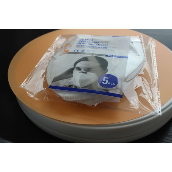 Eco Friendly Reusable KN95 Dust Mask Earloop Style With Adjustable Nose Clip