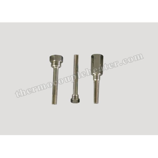 Stainless Steel Test Thermowell , Metal Thermocouple Protection Tubes