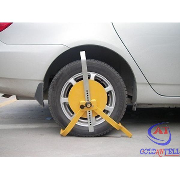 Anti Prizing Safety Rustproof Car Wheel Lock For Parking Management N.  4.8 KG