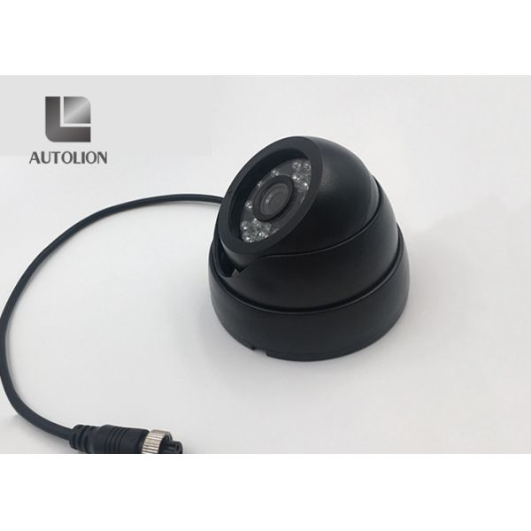 Vandal Proof Embedded Mini Dome Camera 30m IR Distance For Inside Car / Lift And Taxi