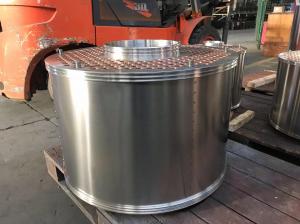  8mm 16mm 6063 Fin Tube Type Heat Exchanger In Ingersoll Rand C90 Centrifugal Compressor Manufactures