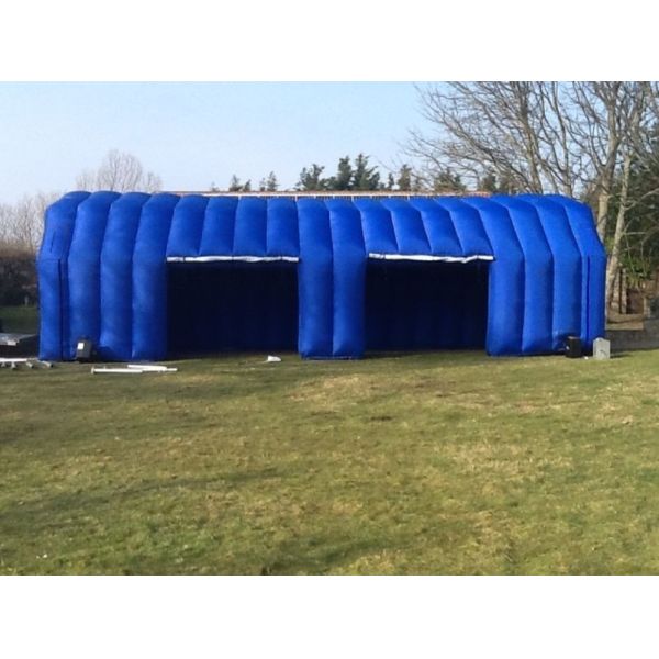 Commercial Blue Inflatable Tent Mobile Car Garage Blowup Tent
