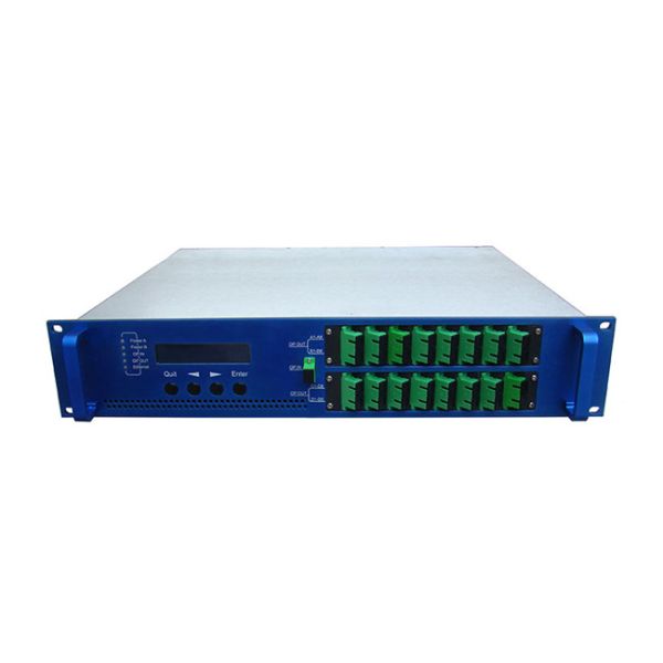 High Output Power EDFA Digital Optical Amplifier With WDM SC/APC 32*22dB