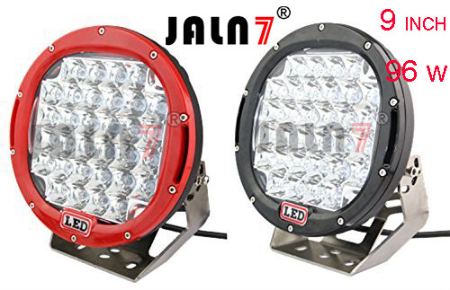 Led Work Light JALN7 96W 9Inchs Car Driving Lights Fog Light Off Road Lamp Car Boat Truck SUV JEEP ATV Led Light