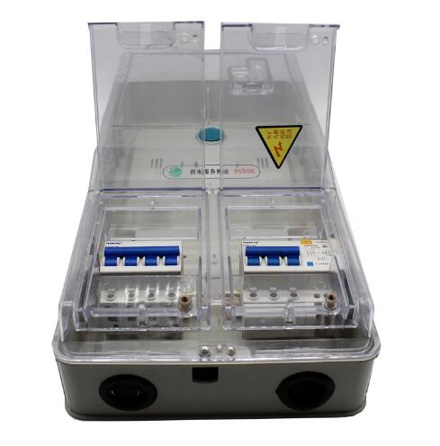 Housing Digital Power Meter Box Rainproof Electric System Transparent Cover