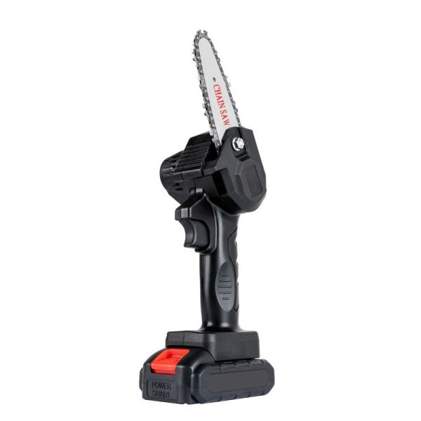 Mini 4 Inch Cordless Electric Chainsaw With Security Lock Handheld Small Chain Saw