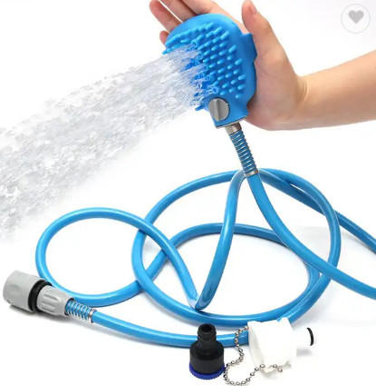 Massage Dog Shower Sprayer Brush Dog Grooming Shower Sustainable
