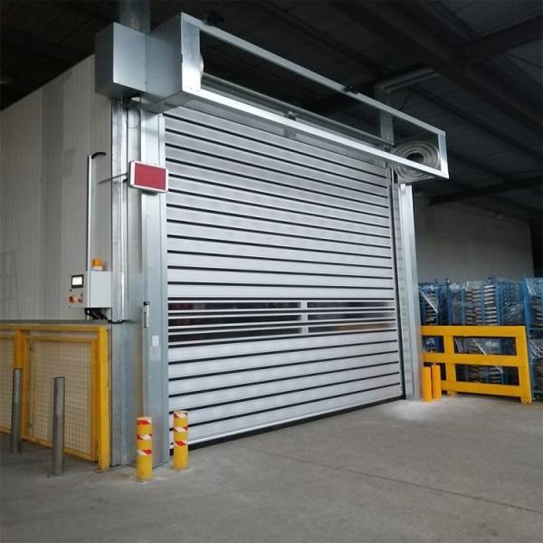 304 Stainless Steel Frame Industrial Security Door for Wind Load Areas