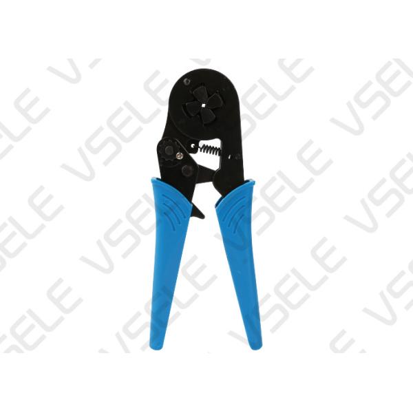 Self Adjusting Wire Terminal Crimping Tool Tubular Handheld Alloy Steel