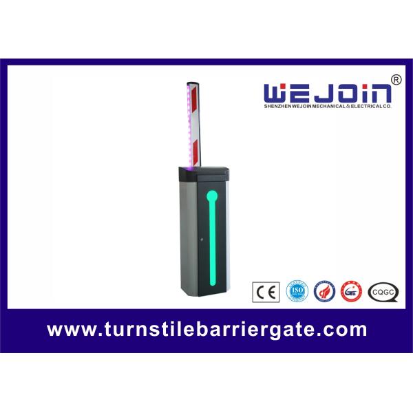Automatic Car Park Barrier Gate with Protective Rubber and LED Traffic Light Boom