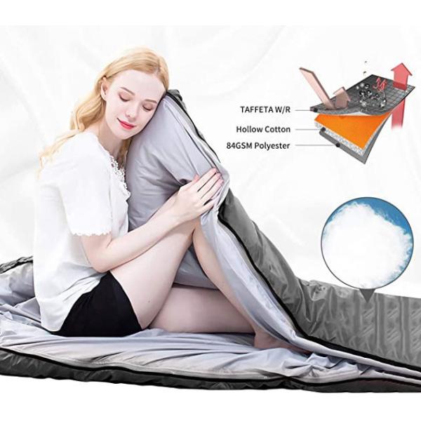 Graphene Electric Heater Appliances Sleeping Bag Waterproof Nylon Material ODM