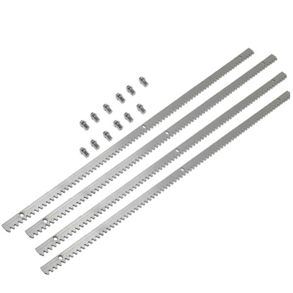 8mm 10mm 12mm 22mm Thickness One Meter Length Heavy Duty Galvanized Steel Gear Rack For Sliding Gate Motor