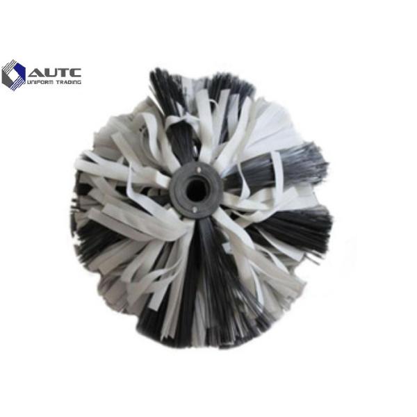 Truck Guardrail Cleaning Brush , Fence Cleaning Brush Highway Gray White