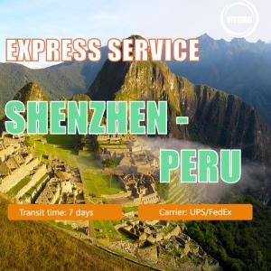 China International Courier Express Service from Shenzhen China to Peru on sale