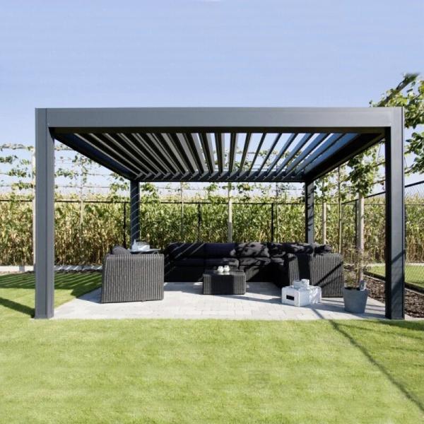 Custom Aluminum Pergola with Retractable Shade and Enhancing Your Outdoor Space