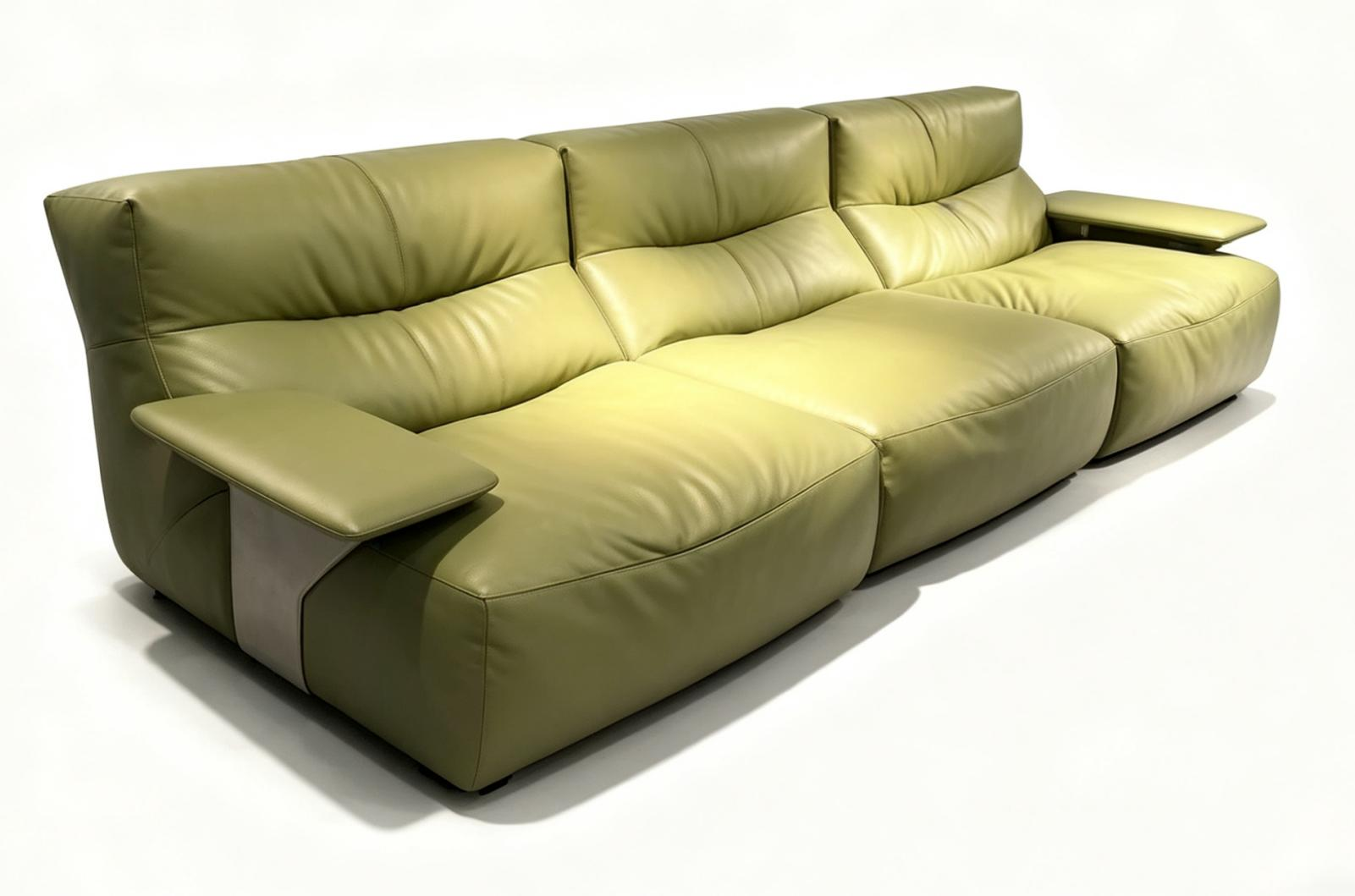 High Grade Cowhide Leather Sofa for Living Room