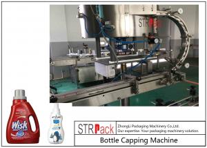  High Speed Plastic Bottle Capping Machine For Laundry Detergent Cleaner Bottle Manufactures