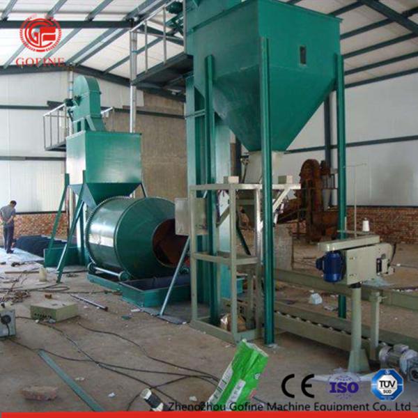 Semi Automatic BB Fertilizer Production Line Green Color Easy Maintenance