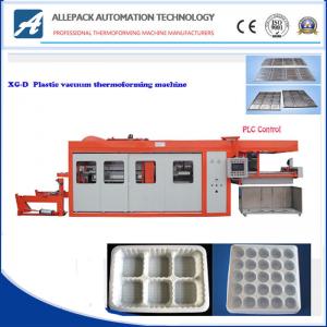  Egg Tray Plastic Thermoforming Machine Servo Drive For Pp / Pvc / Pe Container Manufactures