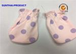 Customized Newborn Baby Scratch Mittens , 100% Cotton Interlock Infant Winter