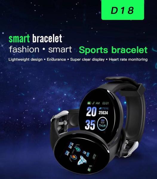 D18 Heart Rate Monitoring HS6620D Smart Bluetooth Bracelet