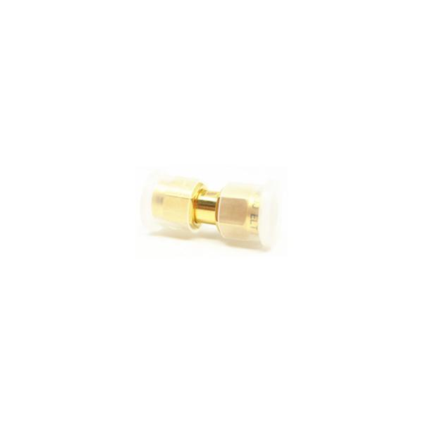 50 Ohm Brass RF Adapter SMA Straight Male to Male Coaxial Connector