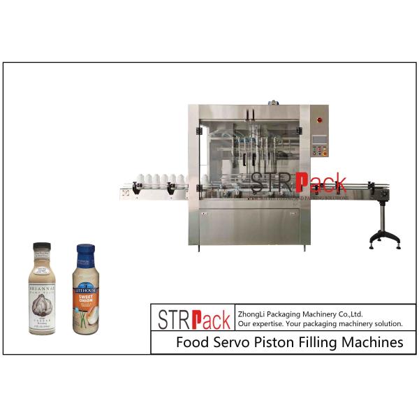 Onion Sauce Full Automatic Bottle Filling Machine 130bpm 500ml