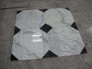  Guangxi White Marble Floor Tiles,Chinese Carrara Marble White Marble Designed Indoor Flooring,White Marble Floor Stone Manufactures