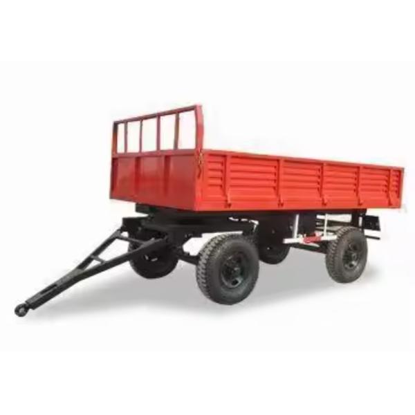High Quality Farm Tractor Trailer Two Wheeled Three Point Trailer Agricultural Tractor Hydraulic Tipping Trailer