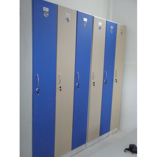 Red / Yellow / Blue 4 Layer Changing Room Lockers Sturdy / Durable For Swimming