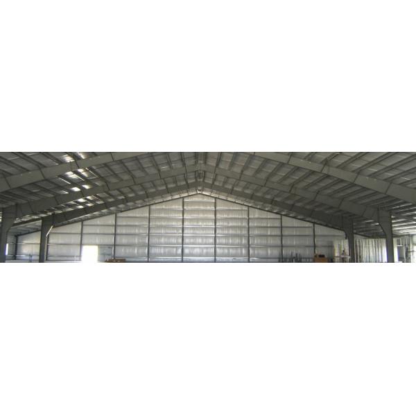 Prefab Metal Industrial Workshop Design And Fabrication , Industrial Steel Buildings
