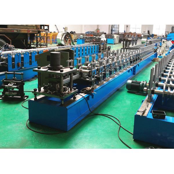Roller Shutter Door Guide Track Roll Forming Machine With Low Cutting Burr