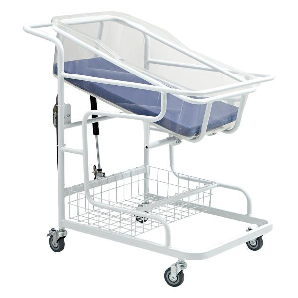 Mobile Adjustable Angle Transparent Baby Basin Hospital Infant Bed