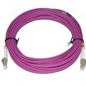 China PVC Material Fiber Optic Patch Cord 10 Meter Length LC DX MM 2.0 Diameter For CATV on sale