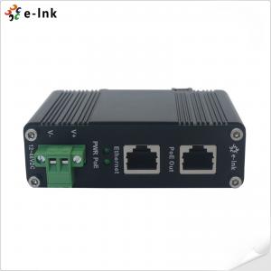 China 30W Power Over Ethernet Injector Full duplex 12~48VDC Aluminum on sale