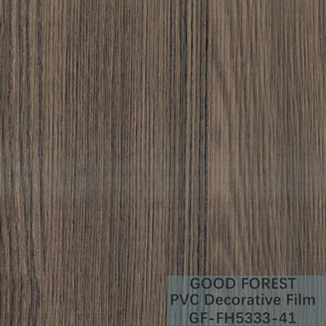 Partition PVC Decorative Film 0.25mm - 0.60mm Thickness Dark Grey Color