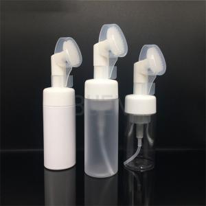 China Customized Plastic Foam Pump Facial Brush Dispenser Pump 43mm PETG on sale