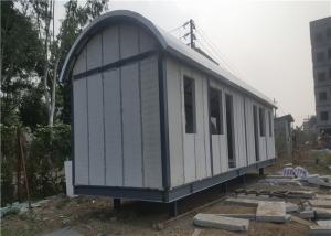 Prefab Light Steel Frame Mobile Home With Arched EPS Sandwich Panel Roof Manufactures