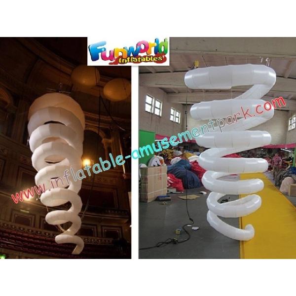 Curve Inflatable Lighting Decoration For Outroor , 2m Light Exhibition