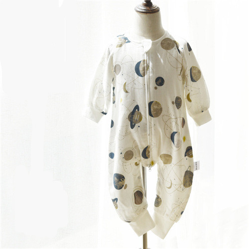 Breathable Muslin Sleeping Bag Baby Swaddle Wrap Machine Washable Reactive Healthy Printing