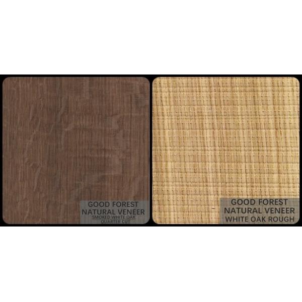Customized White Oak Wood Veneer Rough Smoked Oak Veneer ISO