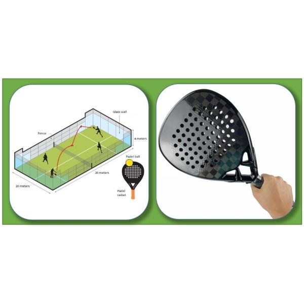 Racchette Diamond Padel Racket Professional Beach Padel Tennis Racket