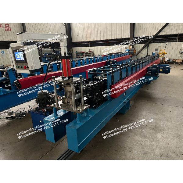 Sectional Garage Door Guide Rail Track Sliding Roll Forming Machine