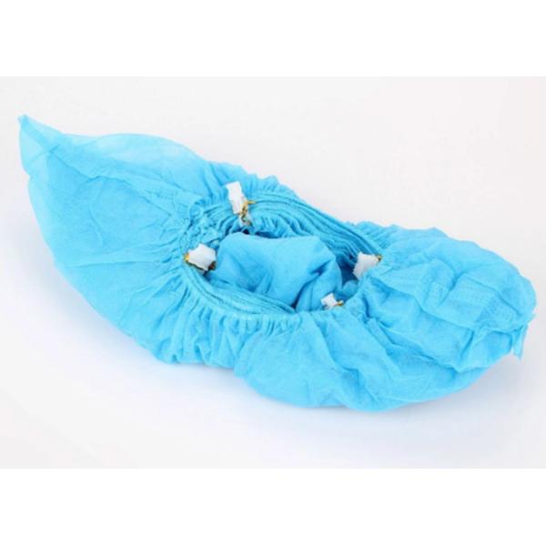 Anti Skid Non Woven Shoe Cover , Hospital Disposable Shoe Protectors