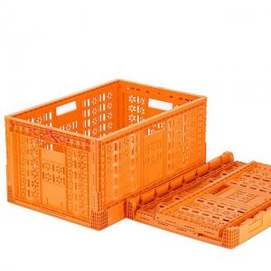 China Foldable PE/PP Serving Tray for Breakfast Coffee Drinks and Fruit Storage Plastic Crate on sale