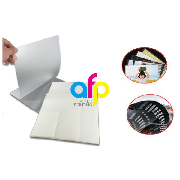 Matte Appearance Pet Polyester Pouch Lamination Film For Document Photo Menu Laminating
